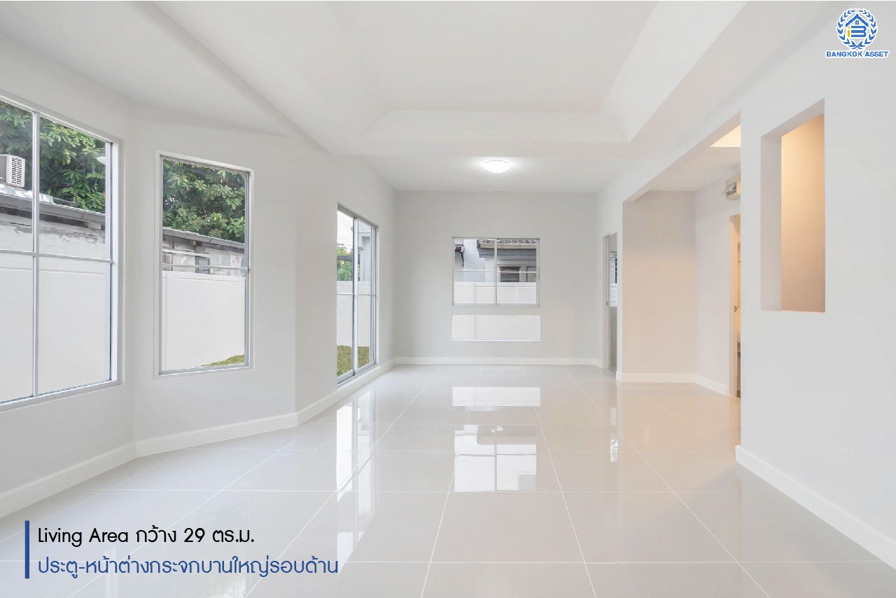 บ้านมือสองตกแต่งใหม่  แบรนด์ LH ม.พฤกษ์ลดา1 บางใหญ่-เซ็นทรัลเวสต์เกต เนื้อที่ 50 ตร.ว. ฟังก์ชัน 3 ห้องนอนพร้อมเชื่อมต่อห้องอเนกประสงค์ 3 ห้องน้ำ 2 ที่จอดรถ บนทำเลเส้นทางสายหลัก "กาญจนาภิเษก" ใกล้เซ็นทรัลเวสต์เกต และเพียง 10 นาทีถึงรถไฟฟ้า "สถานีคลองบางไผ่"